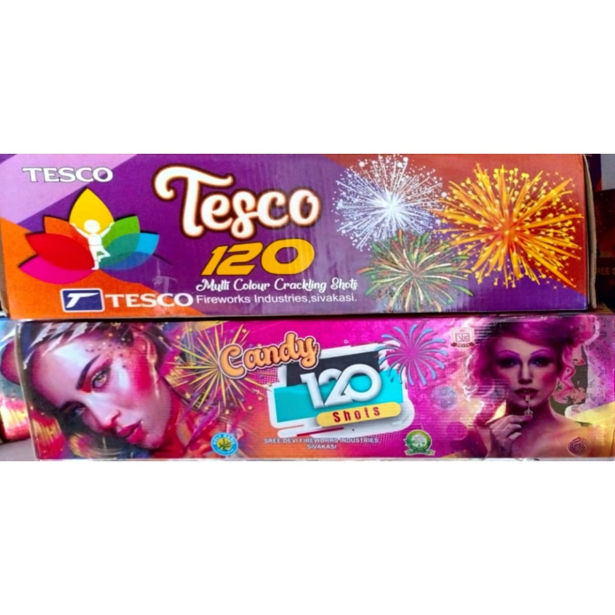 120 Shot Multicolour